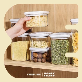 Neoflam Smart Seal Point โหลสุญญากาศถนอมอาหาร มีซีลซิลิโคนกันรั่วซึม ช่วยจัดเก็บระเบียบ มีหลายขนาด