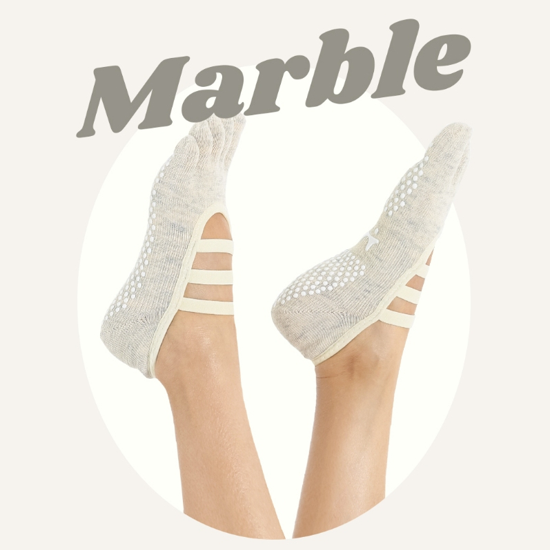 Thumb Toe Marble II ถุงเท้าพิลาทิส นำเข้าจากเกาหลี
