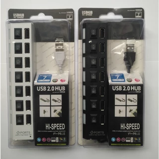 🔥ส่งจากไทย🔥ฮับสวิตช์ USB 7 พอร์ต ซ็อกเก็ตฮับสวิตช์อิสระ 7 พอร์ต