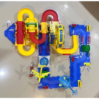 สินต้าพร้อมจัดส่ง ชุดตัวต่อรถราง ของเล่น นมไฮคิว รถรางเด็กเล…