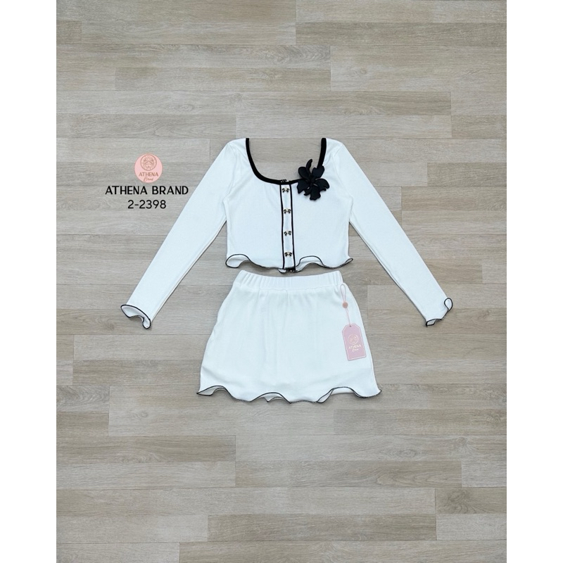 Athena เสื้อ+กระโปรง ชุดไปดินเนอร์