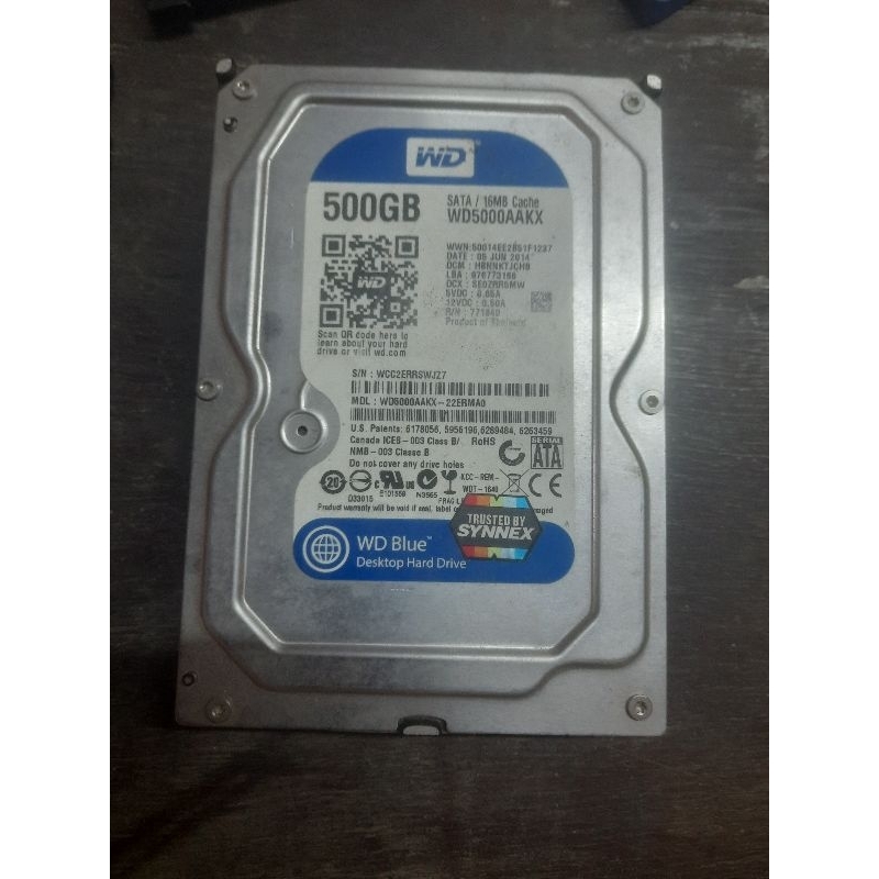 HDD WD500GB WD300GB ใช้งานปกติ