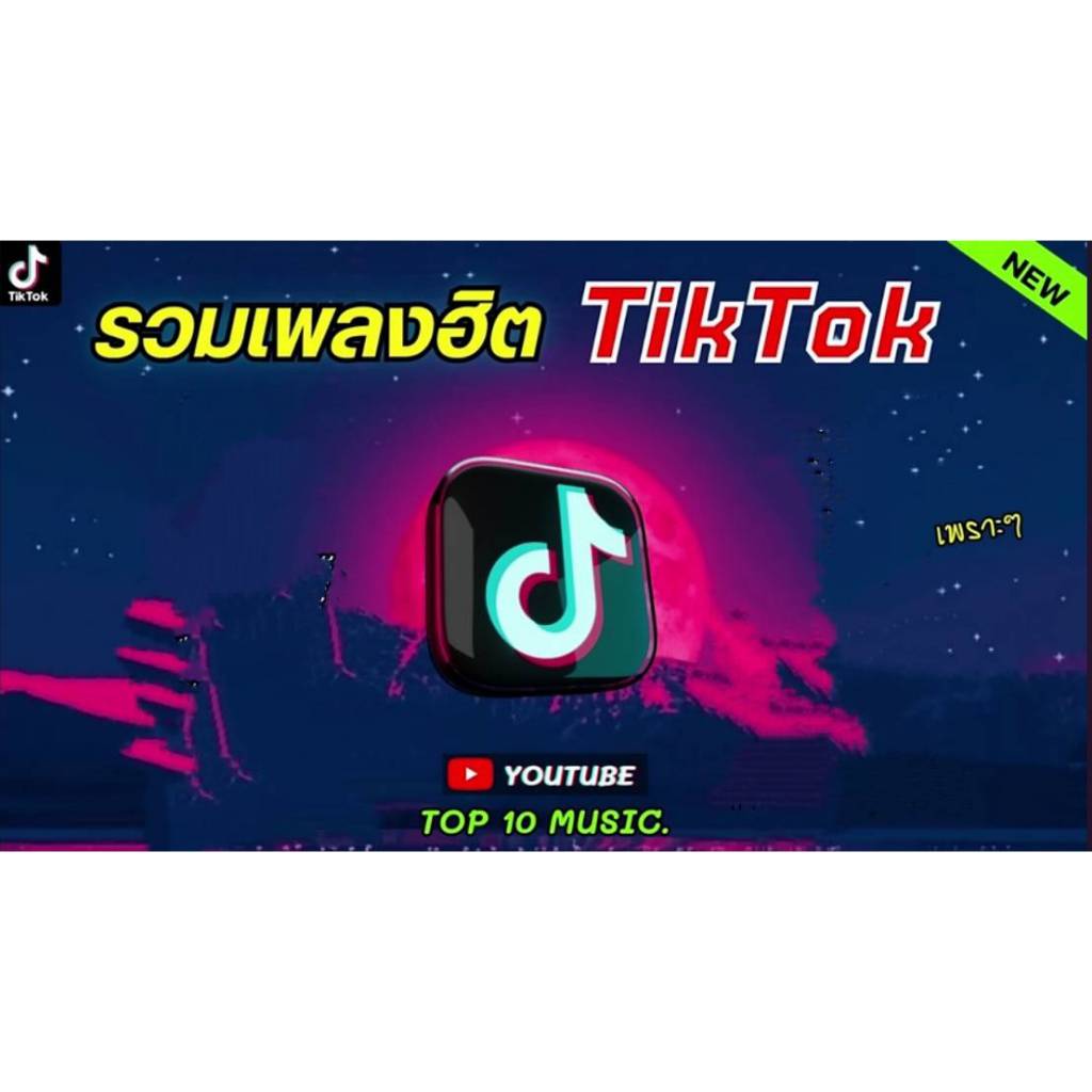 แฟลซไดร์ฟ USB-MP3 ชิวๆ สบายๆ กับ รวมมิวสิคฮิตจาก TikTok (มี 300 กว่าความชิว)
