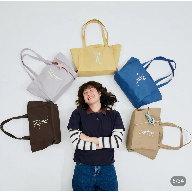 ✨พร้อมส่ง✨ใช้โค้ด 20% ได้ ‼️Mitr Mitry Tote Bag 👜 / New in pack ของแท้ 💯%