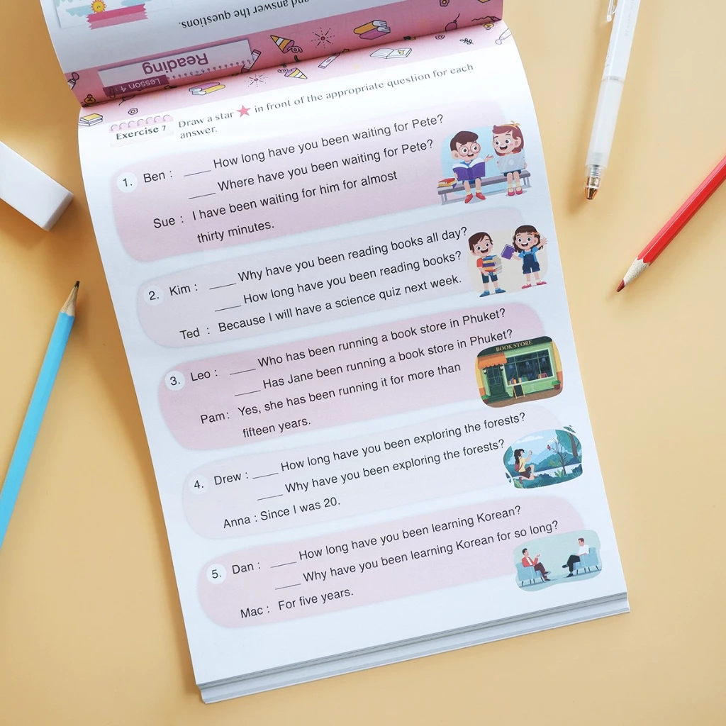 I.S. Practical แบบฝึกหัดและใบงาน Tenses Fun with English Worksheets เหมาะกับเด็ก ป.1 – ป.6 ราคา ถูกที่สุด ดีลบีเคเค แกลเลอรีภาพที่ 6