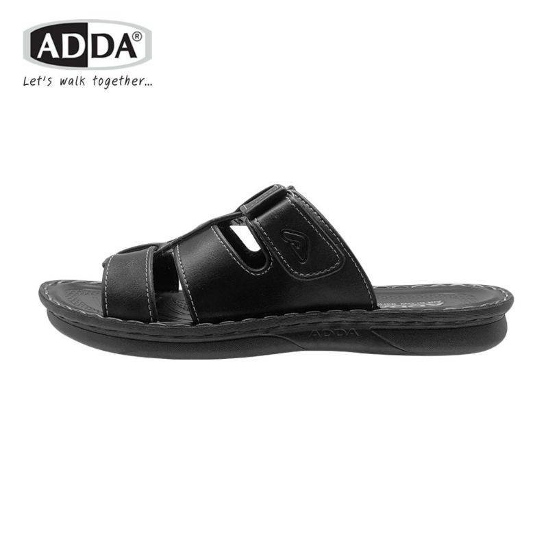 ADDA PU รุ่นใหม่ เย็บขอบ รองเท้าแตะลำลองแบบสวม สำหรับผู้ชาย รุ่น 93H02-M1 (ไซส์ 7-10) พร้อมส่งด่วน ราคา ถูกที่สุด ดีลบีเคเค แกลเลอรีภาพที่ 6