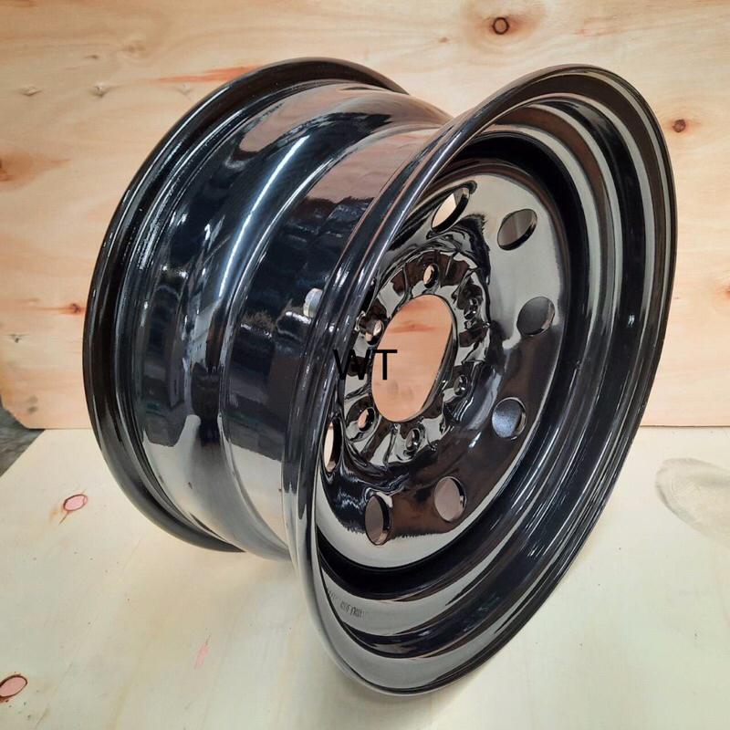 กะทะบรรทุกหนัก8JX16นิ้ว สำหรับโตโยต้าวีโก้, รีโว่4x4(ใส่ได้เฉพาะ2ล้อหลัง)ออฟโรดหนาพิเศษรับน้ำหนักต่อล้อ2ตัน=4ตันต่อคู่ - รูปที่ 2