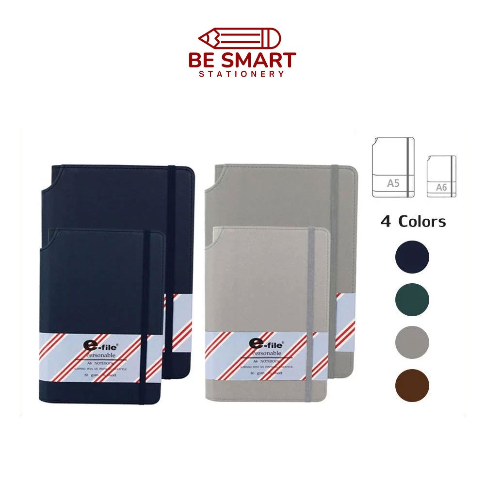 สมุดโน๊ต e-file CNB43 จดบันทึก ไดอารี่ มีลายเส้น อี-ไฟล์ Personable Notebook กระดาษถนอมสายตา