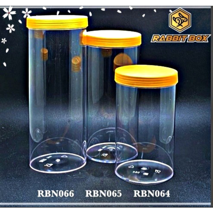 กระปุกกลมทรงสูง (500ml.) (600ml.) (700ml.) ฝาเกลียว จำนวน 24 ใบ สำหรับใส่อาหารเเห้ง ขนมคุกกี้ สิ่งของ อื่นๆ