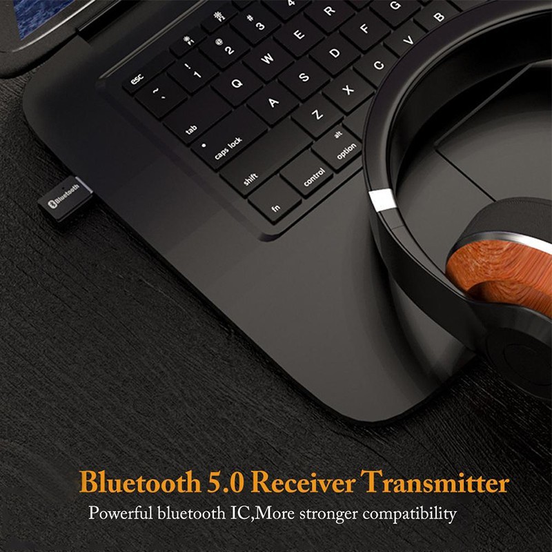 ตัวรับสัญญาณบลูทูธ USB Bluetooth Adapter เครื่องรับบูลทูธสเตอริโอ ตัวรับสัญญาณบลูทูธ5.0 สำหรับPC / Notebook ราคา ถูกที่สุด ดีลบีเคเค แกลเลอรีภาพที่ 8