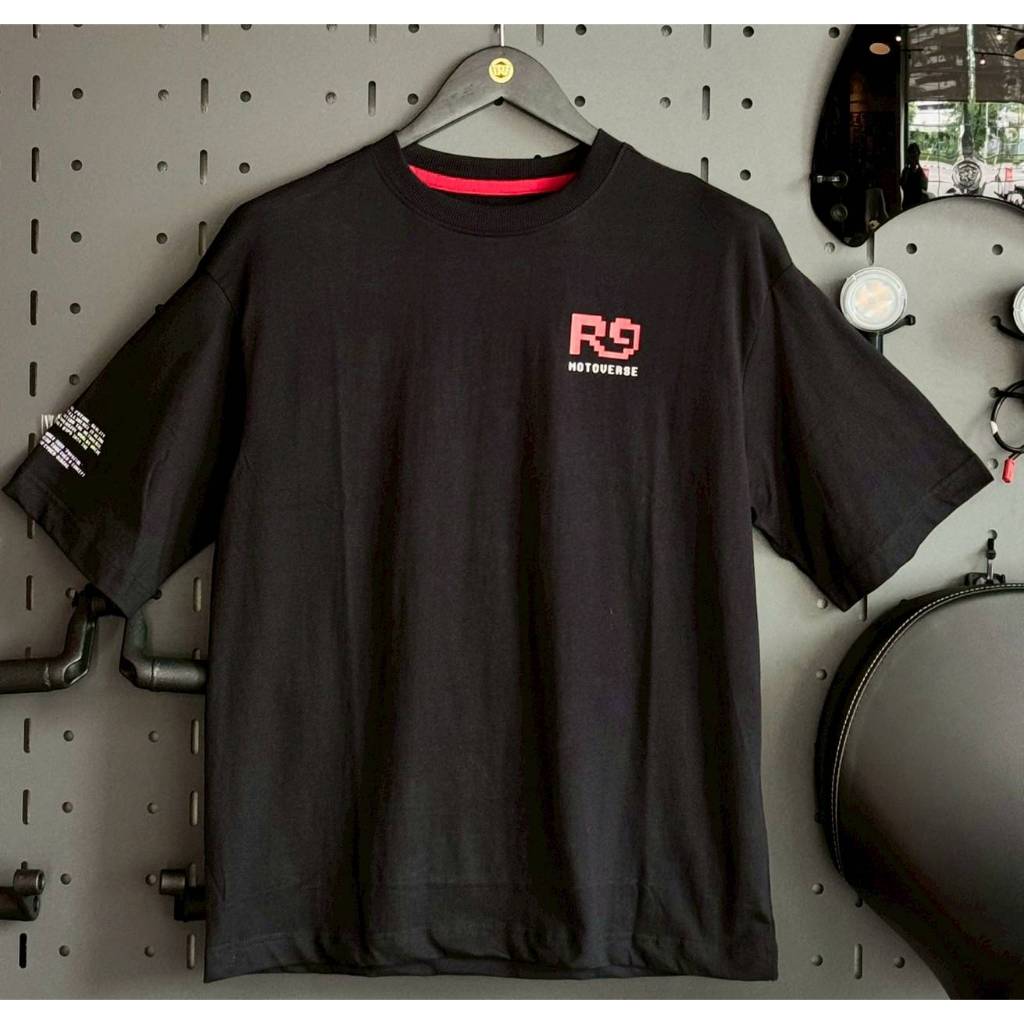 เสื้อยืด Royal Enfield MOTO EMOJI OVERSIZE T-SHIRT BLACK