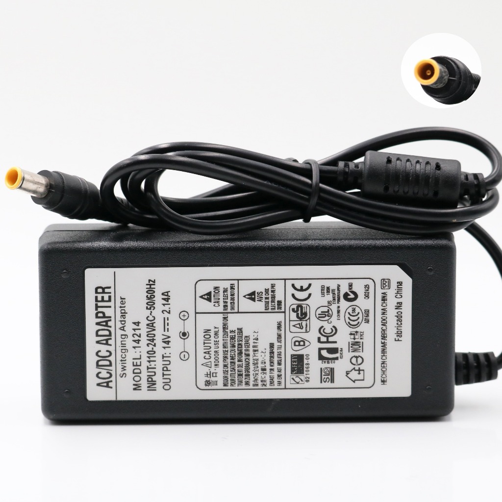 🔥อะแดปเตอร์จอ samsung 14.0v - 1.43 1.78 2.14 หัวขนาด 6.5*4.4 สายชาร์จไฟ Monitor Adapter