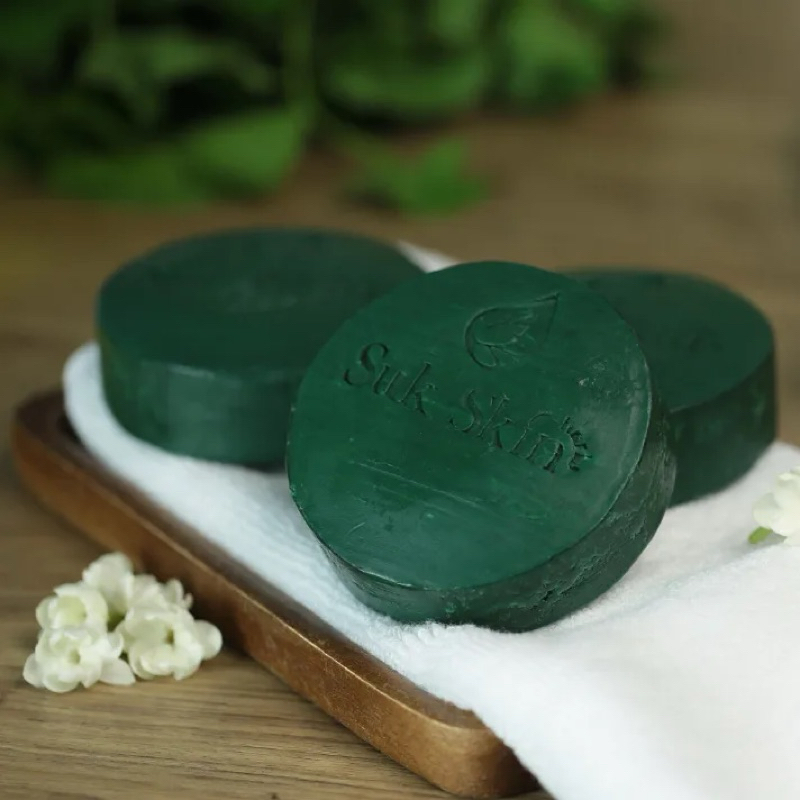 🇹🇭ส่งไว🔥ล้อตใหม่🔥 สบู่สมุนไพร3in1 SUKSKIN (ขนาด20กรัม)ดูแลผิวหน้าผิวกาย ดับกลิ่น - รูปที่ 2