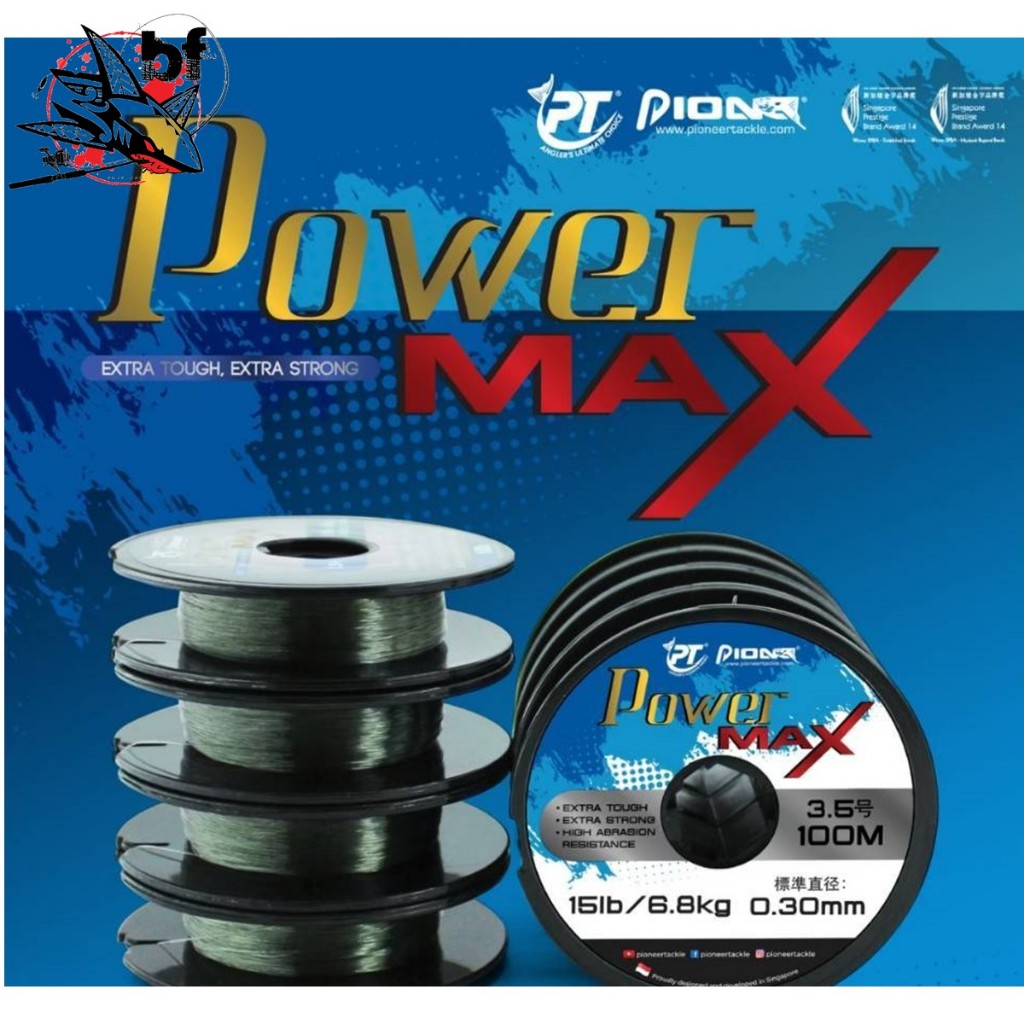 pioneer สายเอ็น Power max ม้วนเล็ก ความยาว 100 เมตร/ต่อม้วน