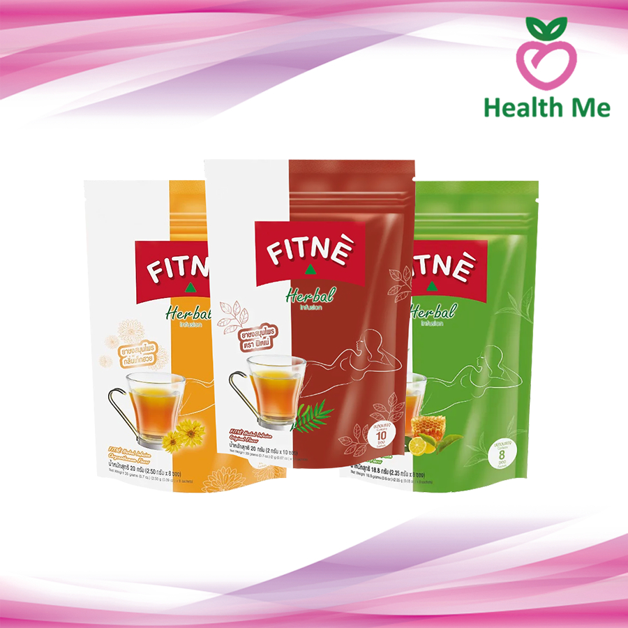 FITNE ฟิตเน่ ชาชงสมุนไพร ชาชง ดื่มเพื่อสุขภาพ 3 รสชาติ ทุกขนาด