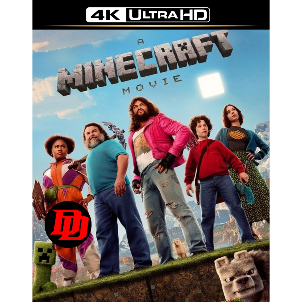 4K UHD Movie ใหม่ A Minecraft Movie ไมน์คราฟต์ มูฟวี่ (2025) Movie แผ่น 4K
