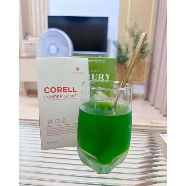 LINNE Corell Powder shake คลอโรฟิลล์สารสกัดสูตรพรีเมี่ยม [เฉพาะกล่องขาว แบบ 5 ซองย่อย ] ราคา ถูกที่สุด ดีลบีเคเค แกลเลอรีภาพที่ 7