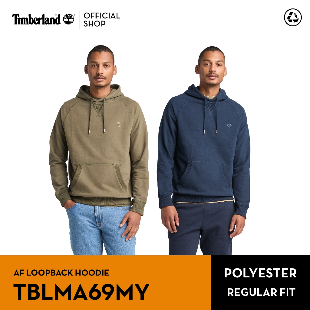 Timberland Men’s AF LOOPBACK HOODIE เสื้อฮู้ดดี้ (TBLMA69MY)