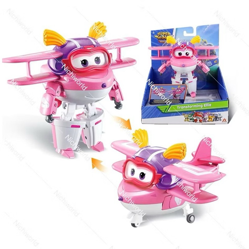 Super Wings Transforming- Ellie ของเล่นซุปเปอร์วิงส์หุ่นยนต์แปลงร่าง Ellie