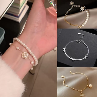 สร้อยข้อมือ เครื่องประดับแฟชั่นผู้หญิง Bracelet cute สไตล์เกาหลี สำหรับผู้หญิง ไปเที่ยวทะเล#SL