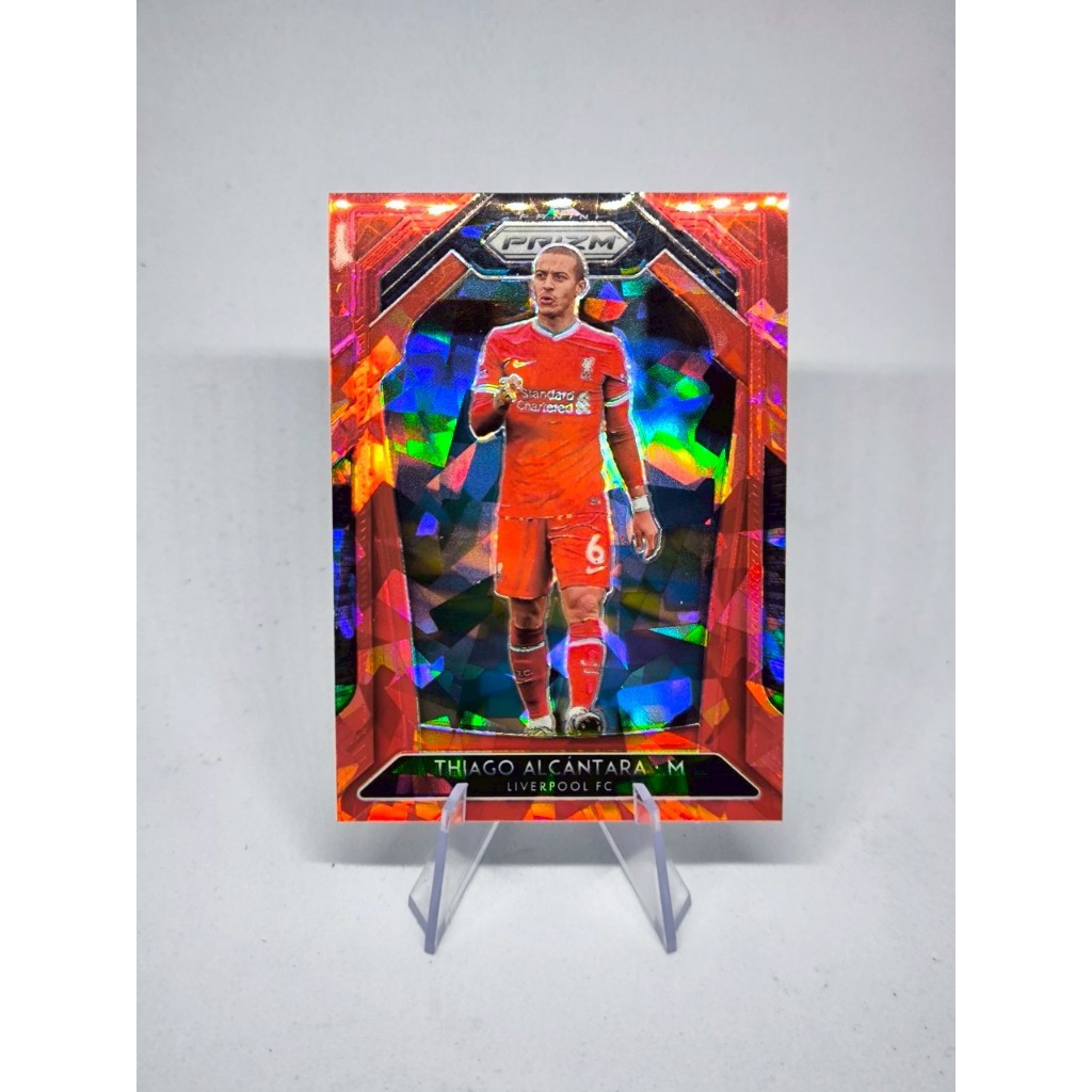 การ์ดฟุตบอล Panini Prizm Premier League Soccer Cards Red ice