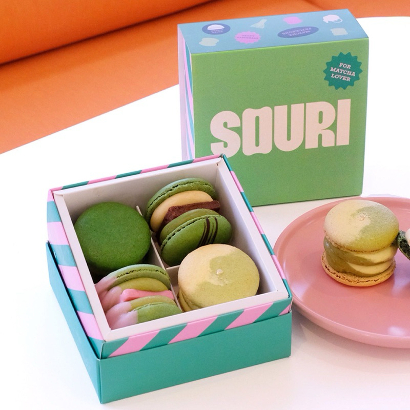 💖มาการอง Souri มัจฉะ🍵Matcha Intensity Level(✅ฟรี 1 ชิ้น)แมสมากกก❄️ตจว.ส่งรถห้องเย็น