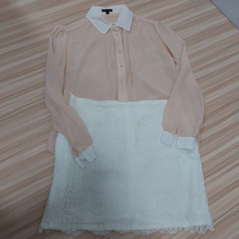 ชุดเสื้อกระโปรงมือสองสองสภาพดีแบรนด์ESPADA