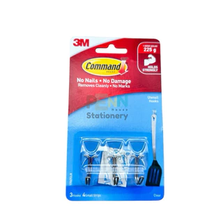 3Mตะขอแขวน Command™ ขนาดเล็ก 3ชิ้น/แพ็ค