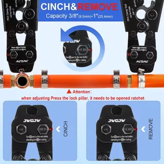 คีมหนีบ-ตัดแคลมป์หูสแตนเลส 304 JWGJW PEX Clamp สินค้าอยู่ไทยพร้อมส่ง