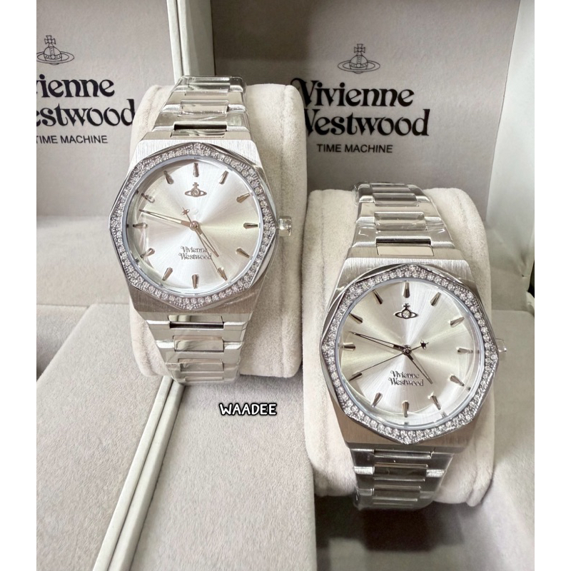 พร้อมส่ง🪐🪐[ผ่อน 0%] Vivienne Westwood Watch นาฬิกาข้อมือผู้หญิง รุ่น Limehouse #VV244SLSL