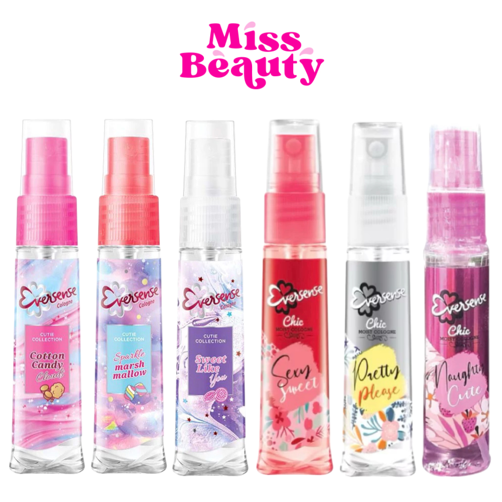 (ขวดสเปรย์) Eversense Cologne Cutie Collection เอเวอร์เซ้นส์ ชิค มอยส์ โคโลญ น้ำหอม โคโลญ 20 มล.