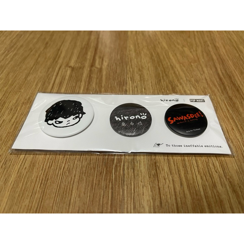 Popmart Hirono  เข็มกลัด Hirono Bangkok Art exhibition แท้💯 พร้อมส่งในไทย🇹🇭
