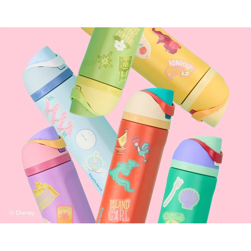 ❗️พรีออเดอร์❗️ขวดน้ำ แก้วน้ำ Owala - Disney Princess (Limited) _ FreeSip 24oz