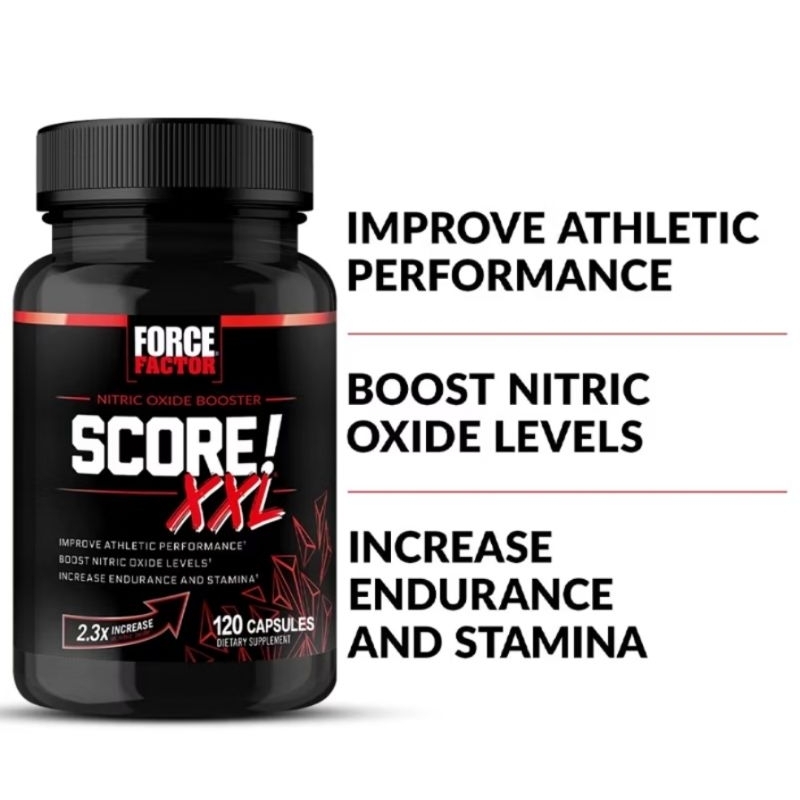Force Factor  SCORE XXL ผลิตภัณฑ์เสริมสุขภาพท่านชาย Male Enhancementบรรจุ : 30 เม็ด