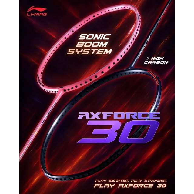 🔥(รุ่นใหม่ 2 สไตล์!)🔥🏸 Li-Ning AXFORCE 30 Ex-Strong & Ex-Light 💥จัดเต็มทั้ง "พลังหนัก" และ "สปีดไว"