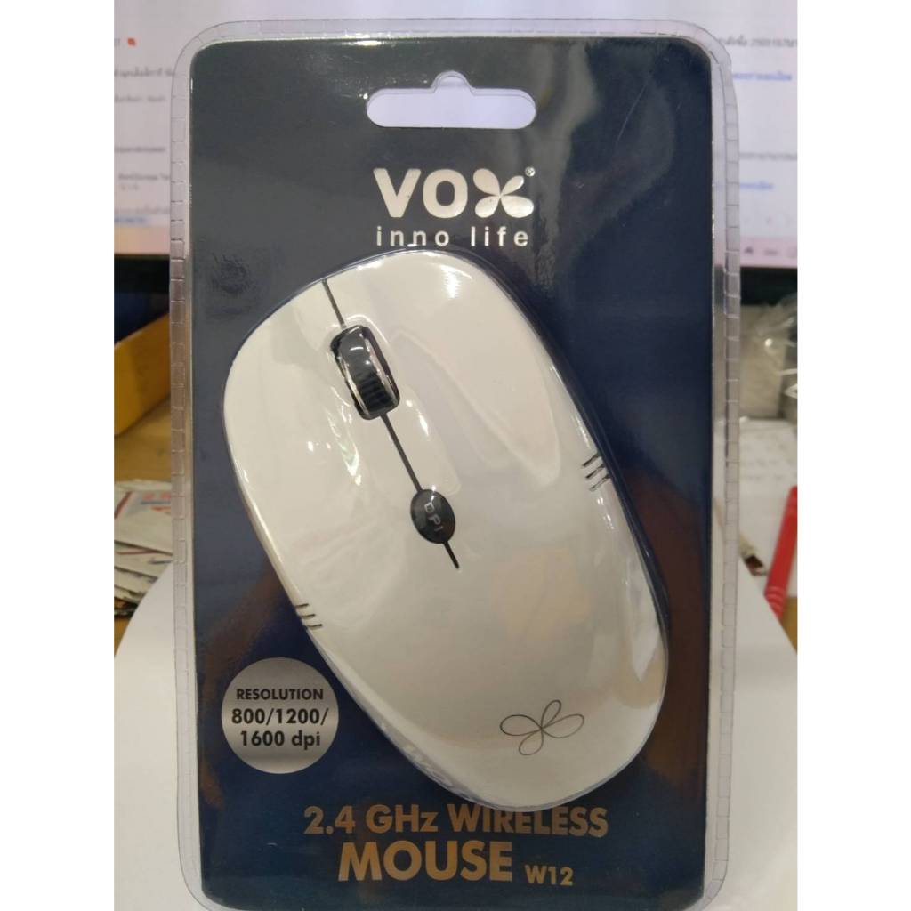 Vox inno life เม้าส์ไร้สาย 2.4 GHz  Wireless Mouse w12