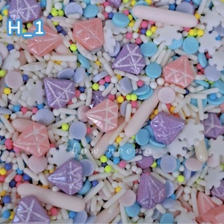 น้ำตาลแต่งเค้ก 10 - 30 กรัม มีให้เลือกหลากหลายค่ะ