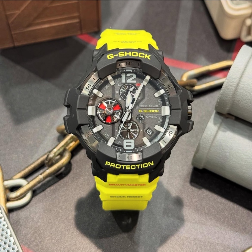 G-Shock Gravity Master นักบิน Triple G Resist Bluetooth GR-B300RY-1A9 ของแท้ ประกันศูนย์