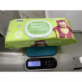 PIKAทิชชูเปียก ผ้าเช็คทำความสะอาดเด็ก 200mm*250mmแผ่นใหญ่มาก ผ้านุ่ม เกรดA 930g
