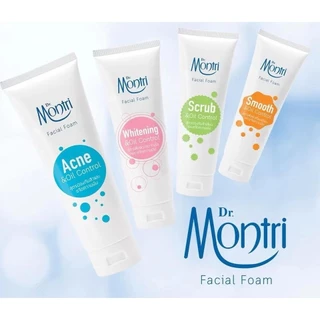 (1 หลอด) Dr.Montri Facial Foam โฟมล้างหน้า ดร.มนตรี 4 สูตร (ปริมาณ 62.5 g. /125 g.)