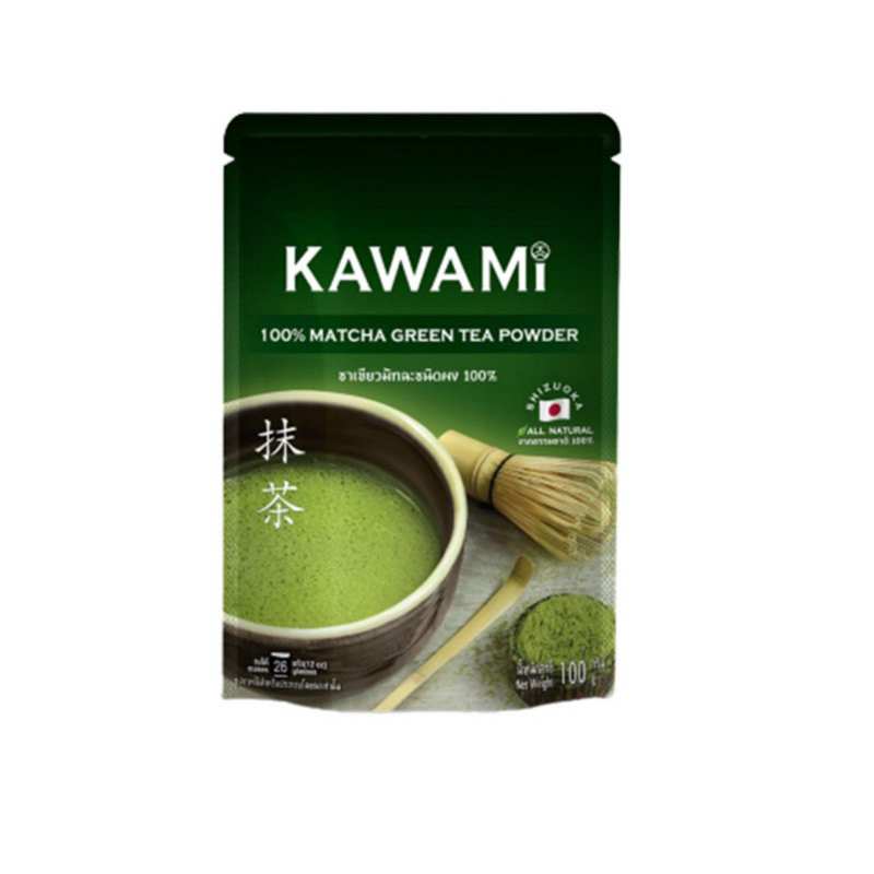 kawami คาวามิ ผงมัทฉะ 100% (100 กรัม)