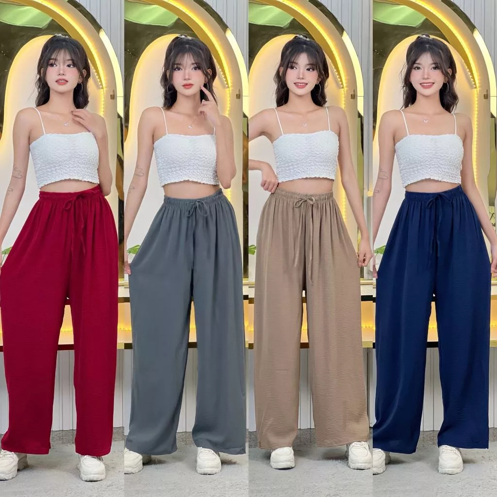 👖COD👖กางเกงขายาว กางเกงลำลอง แบบหลวม มีหลายสีให้เลือก ผ้านุ่ม ระบายอากาศได้ดี สวมใส่สบาย เป็นรุ่นใหม่ที่เพิ่งวางจำหน่าย