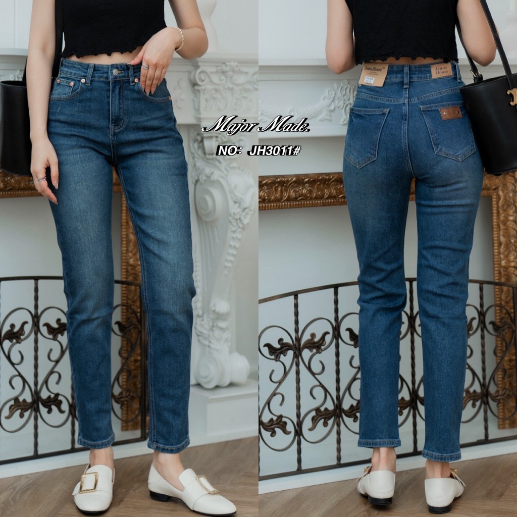 JH3011# กางเกงยีนส์ทรงบอย