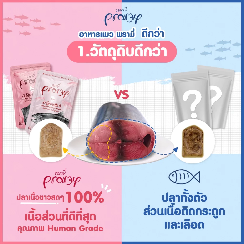 อาหารเปียกแมว PRAMY สูตร Functional ขนาด 70 กรัม 12 ซอง thumbnail 4