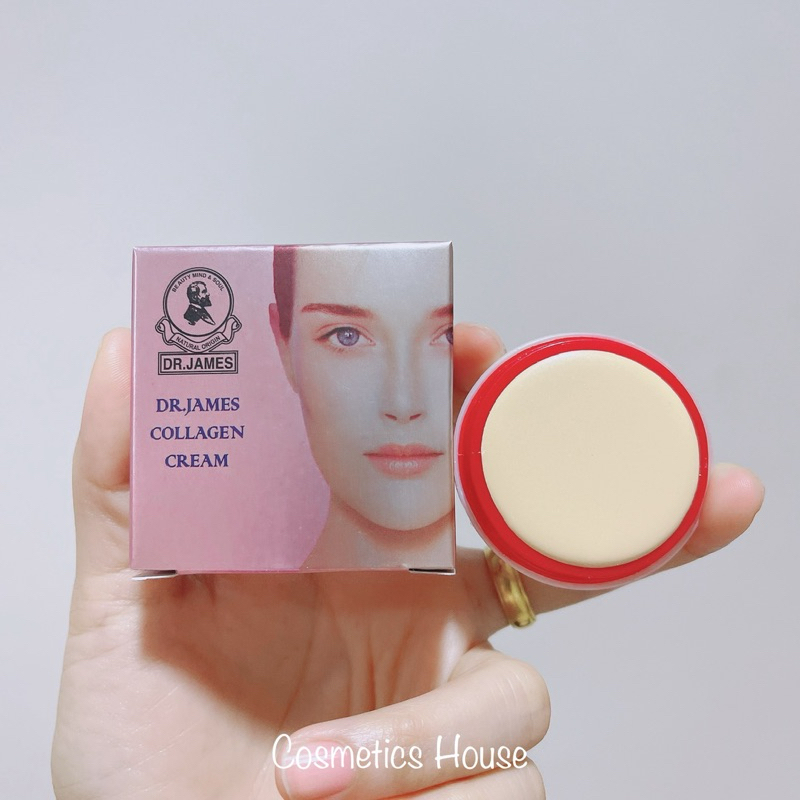 C15 DR.JAMES COLLAGEN CREAM 4g. ดร.เจมส์ คอลลาเจน ครีม 4กรัม ครีมทาหน้า บำรุงผิวหน้า