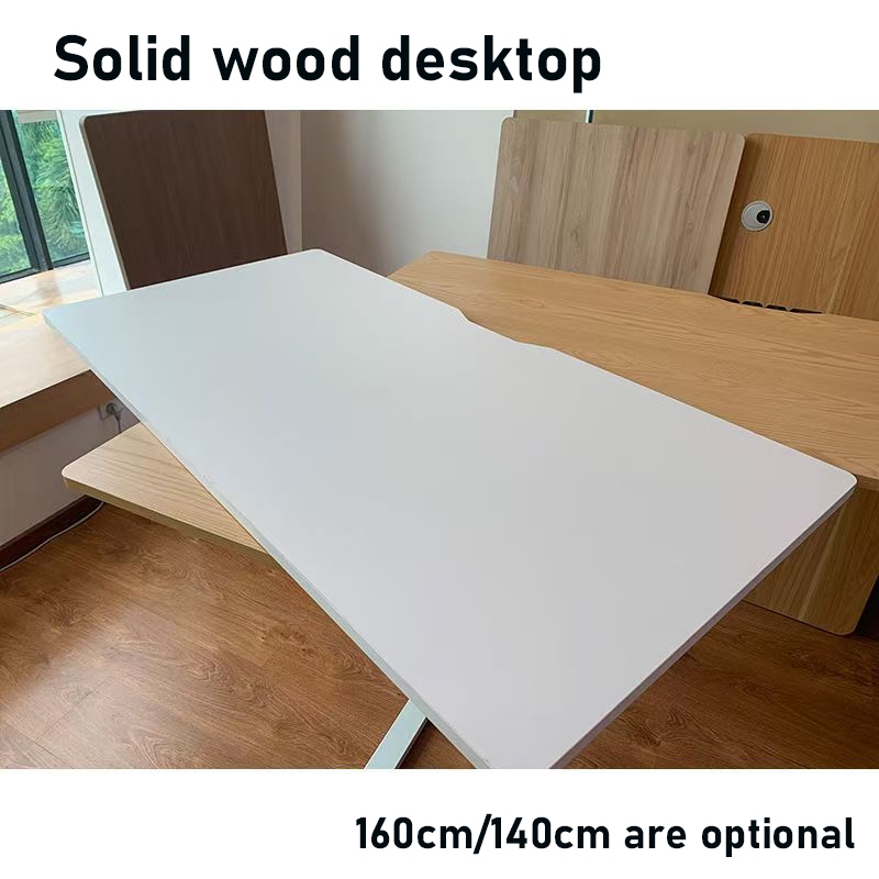 Solid wood Table top 160cm*80cm*2.5cm Suitable for electrically adjustable height table legs Precise