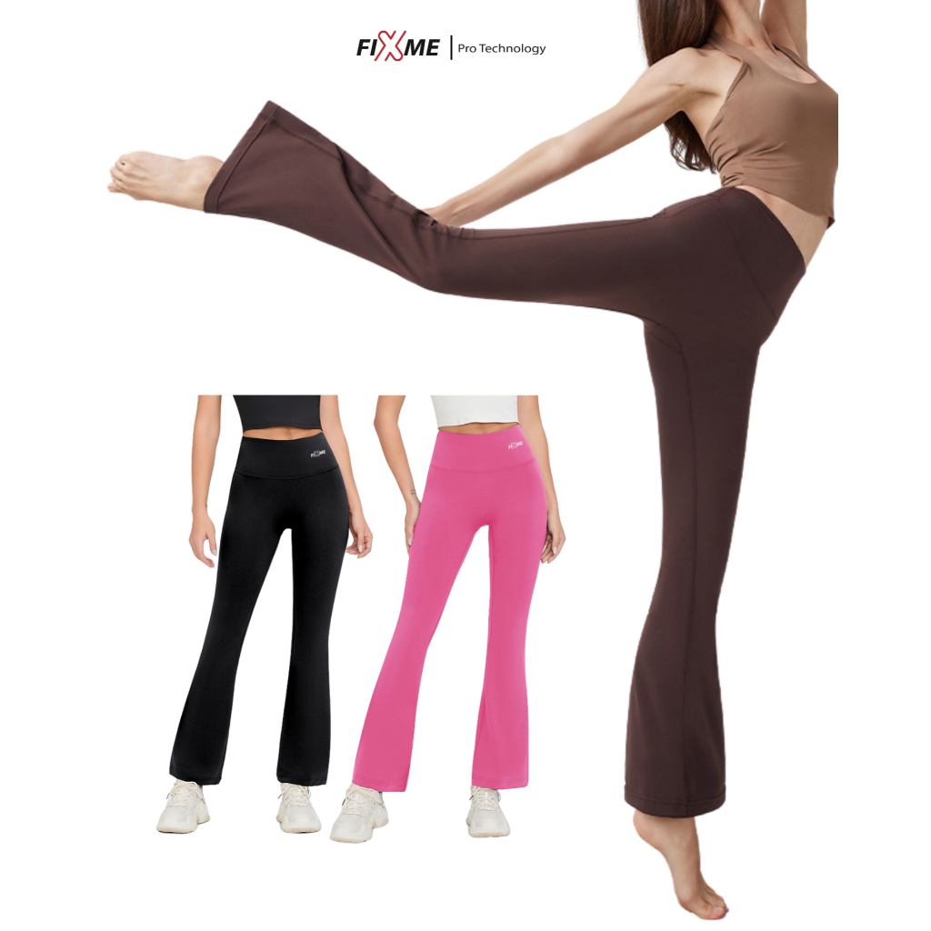 Daily กางเกงโยคะขาบาน กางเกงฟิตเนส ทรงขาม้า    A-Line Fit Pants  FIXME
