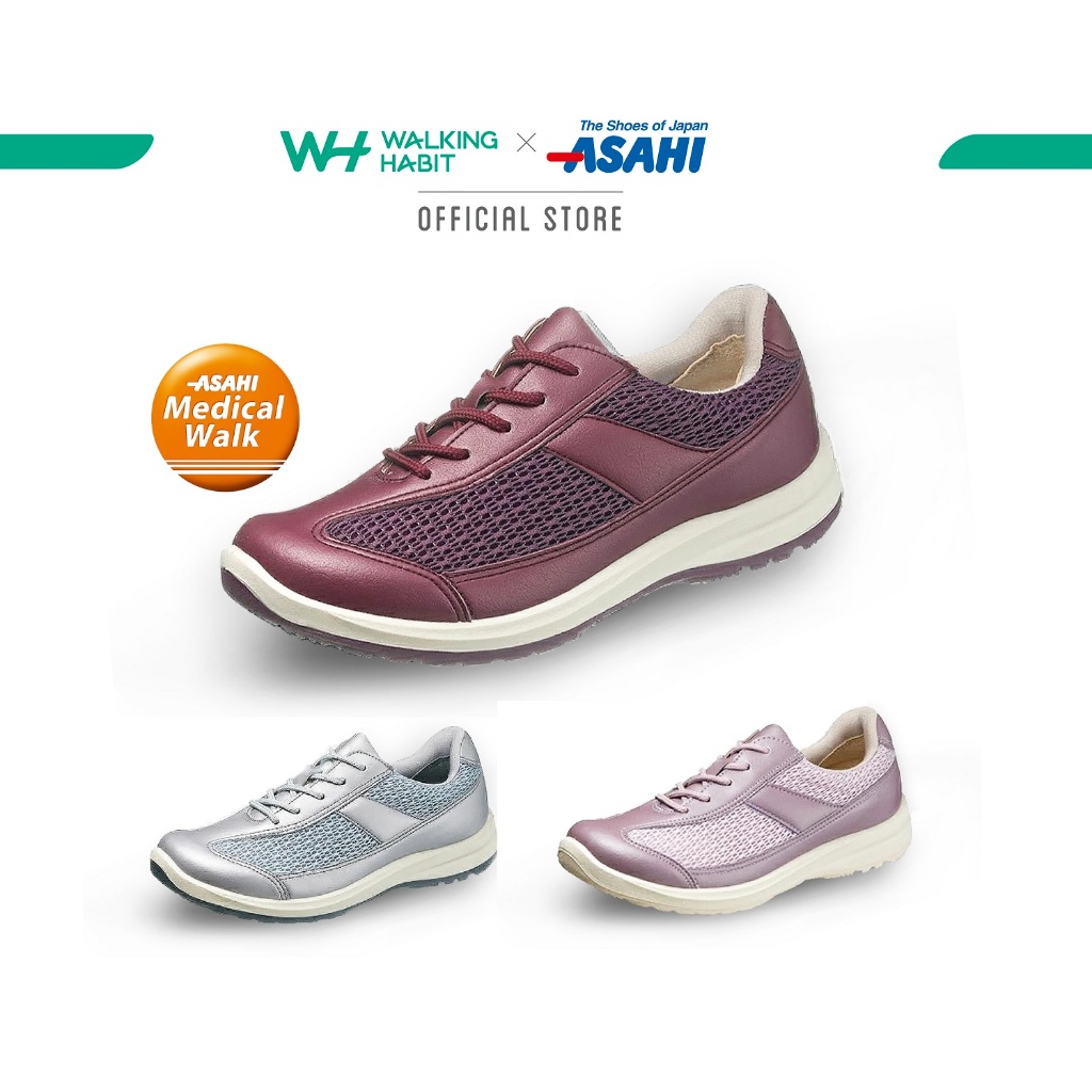 Asahi Medical Walk (Women's) รองเท้าสุขภาพเซฟเข่า เดินหมื่นก้าวก็ไม่ปวดเท้า [AMW-WK L003]