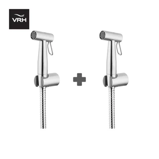 VRH (ซื้อคู่คุ้มกว่า) ชุดหัวฉีดชำระสเตนเลสทรงเอียง รุ่น Collon FXVH0-0040ES (สามารถดึงค้างได้)