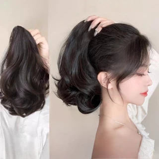 🔥จัดส่งจากประเทศไทย🔥28cm ตอน ที่ผมม้าผมหยิก แฮร์พีชหางม้า แฮร์พีชหางม้าแบบหนีบ วิกผมยาว
